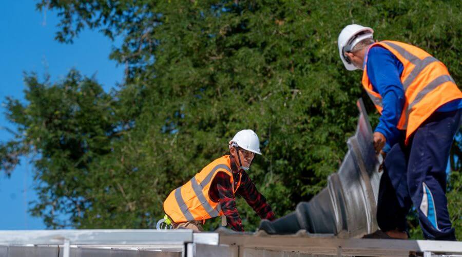 Professional metal roof installation in Victor, NY